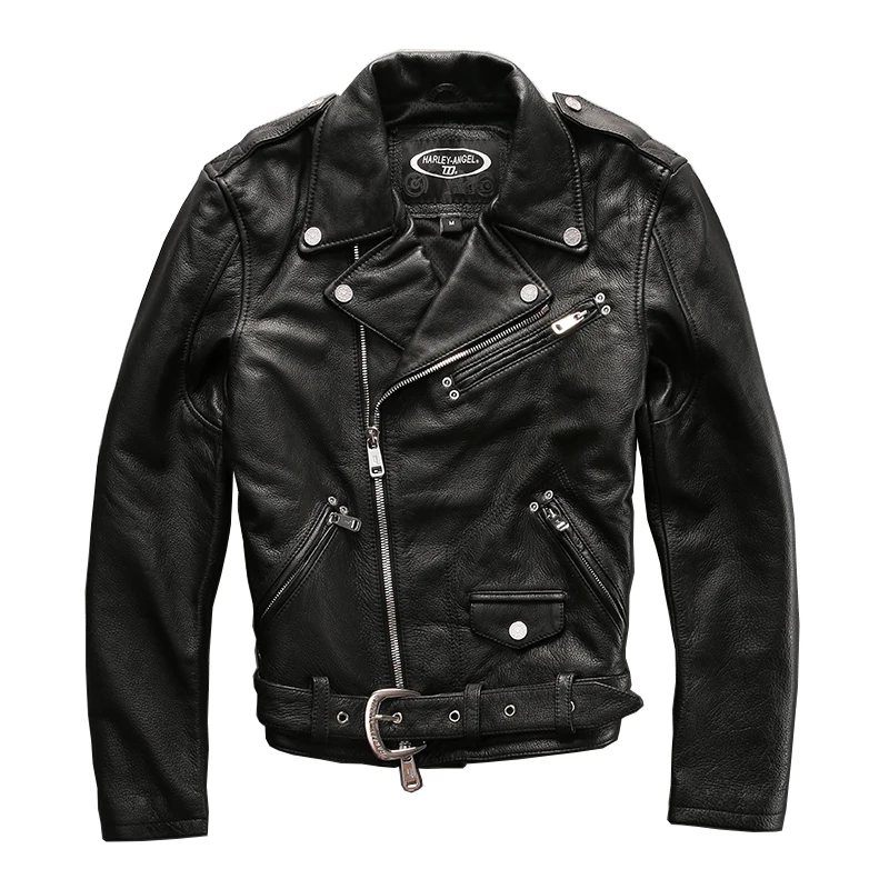 Autumn Winter Man's Fashion High Quality Windproof Belt Lapel Diagonal Zipper Outdoor Genuine Leather Coat Cowhide Slim Jacket
Autumn Winter Man's Fashion High Quality Windproof Belt Lapel Diagonal Zipper Outdoor Genuine Leather Coat Cowhide Slim Jacket