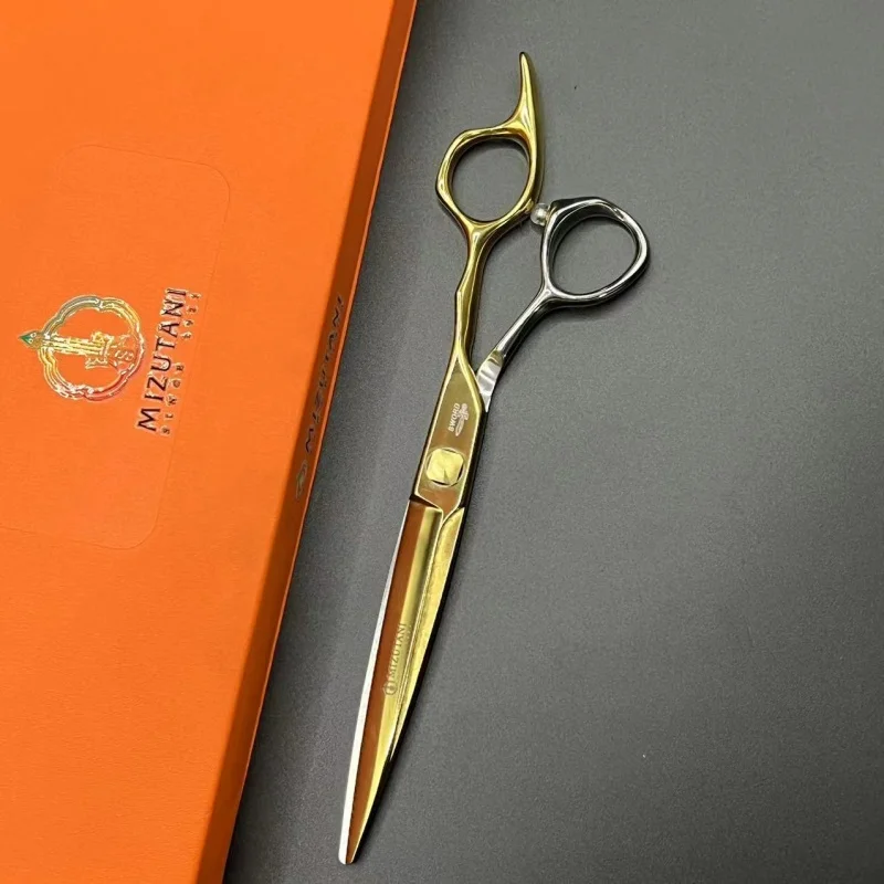 Mizutani Hairdressing Scissors,Professional barber tools,6.0 inches,7.0 inches 440C VG10, thinning scissors.
Mizutani Hairdressing Scissors,Professional barber tools,6.0 inches,7.0 inches 440C VG10, thinning scissors.
