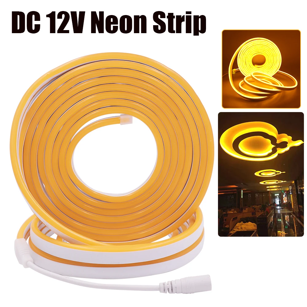 DC 12V Neon Strip IP65 Waterproof Red Blue Pink White DIY Home Decor String Lamp 120leds/m 2835 Flexible Ribbon LED Strip
DC 12V Neon Strip IP65 Waterproof Red Blue Pink White DIY Home Decor String Lamp 120leds/m 2835 Flexible Ribbon LED Strip