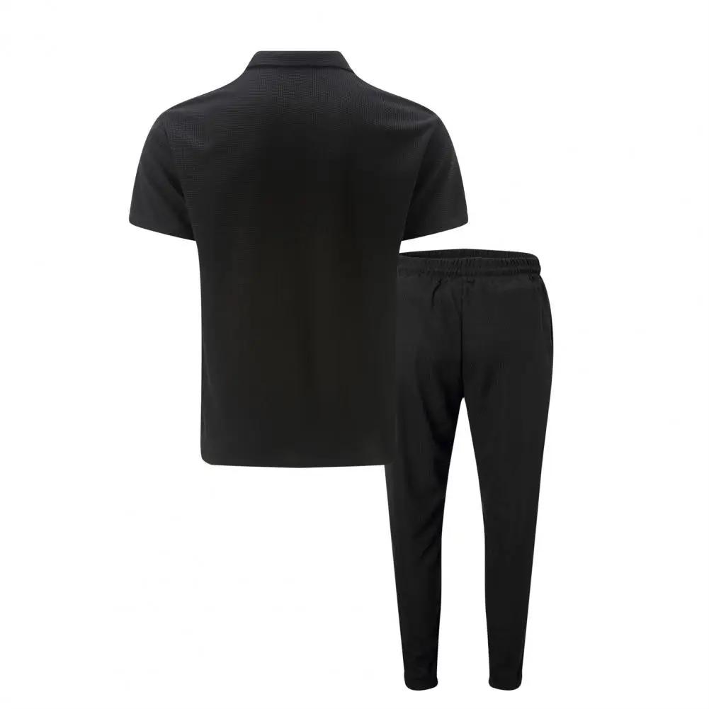 Men Daily Wear Suit Men's Business Outfit Set with Zipper Neckline Shirt Elastic Waist Pants Solid Color for Casual for Men
Men Daily Wear Suit Men's Business Outfit Set with Zipper Neckline Shirt Elastic Waist Pants Solid Color for Casual for Men