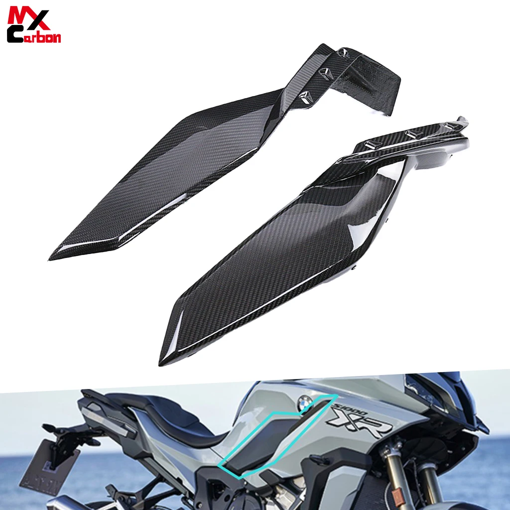 

Motorcycle Modified Real Carbon Fiber Tank Side Cover Panels Fairing Kits Accessories For BMW S1000XR 2021 2022 2023