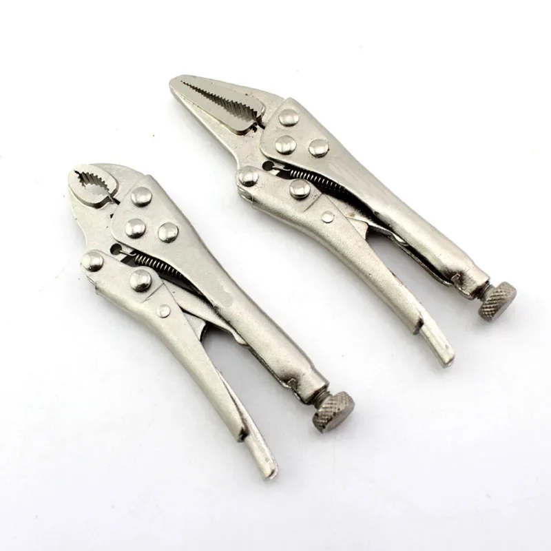 2 PC Mini Adjustable Jaw Pliers C Clamp Locking Mole Vice Grips Forceps forging for family emergency maintenance
2 PC Mini Adjustable Jaw Pliers C Clamp Locking Mole Vice Grips Forceps forging for family emergency maintenance