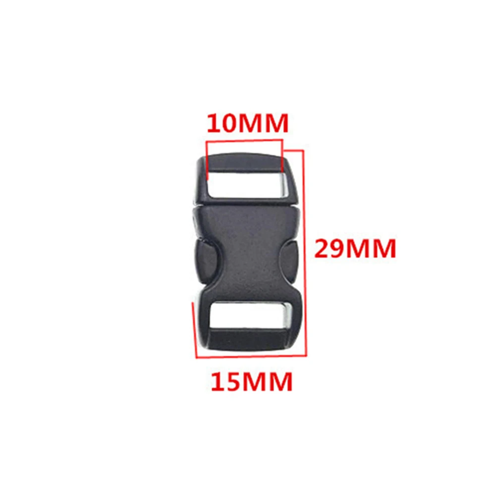 40pcs Plastic Buckle Plastic Buckle Black Bracelet Braided Buckle Buckle-Paracord Durable Pet Buckle 100% Brand New
40pcs Plastic Buckle Plastic Buckle Black Bracelet Braided Buckle Buckle-Paracord Durable Pet Buckle 100% Brand New