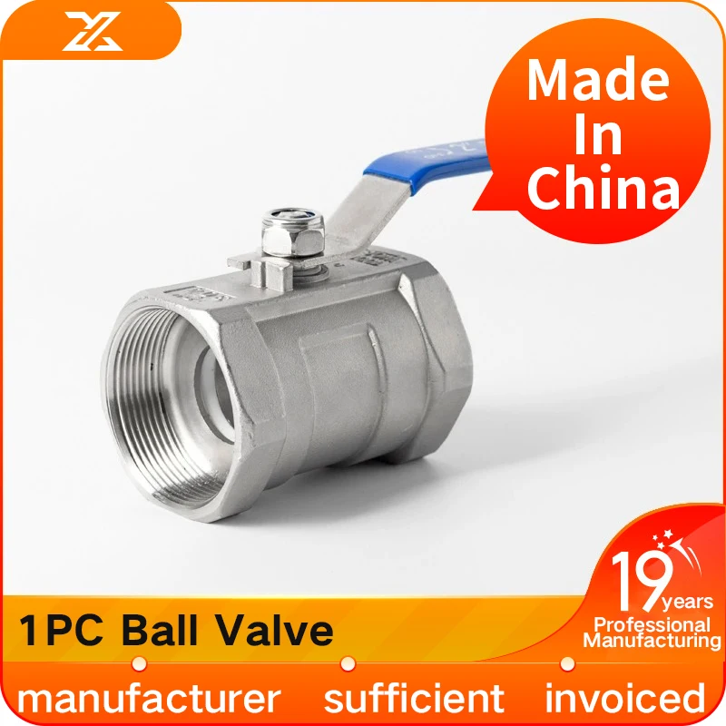 

304 stainless steel ball valve DN15/2 points 3 points 4 points 6 points one-piece ball valve threaded internal thread valve