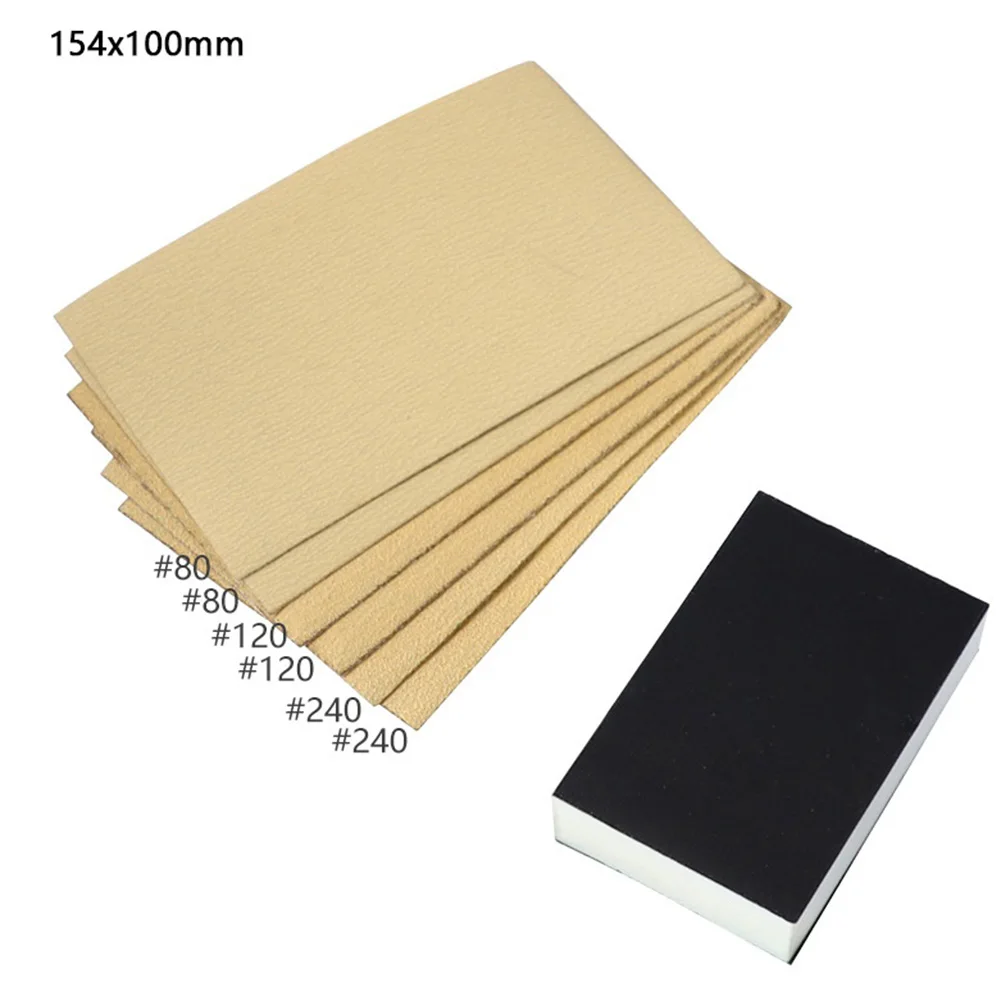 6pcs Sandpapers With Sanding Sponge Blocks 80/120/240Grits Wall Grinding Sponge Sand Block Sandpaper Polished Sand Brick Tools
6pcs Sandpapers With Sanding Sponge Blocks 80/120/240Grits Wall Grinding Sponge Sand Block Sandpaper Polished Sand Brick Tools