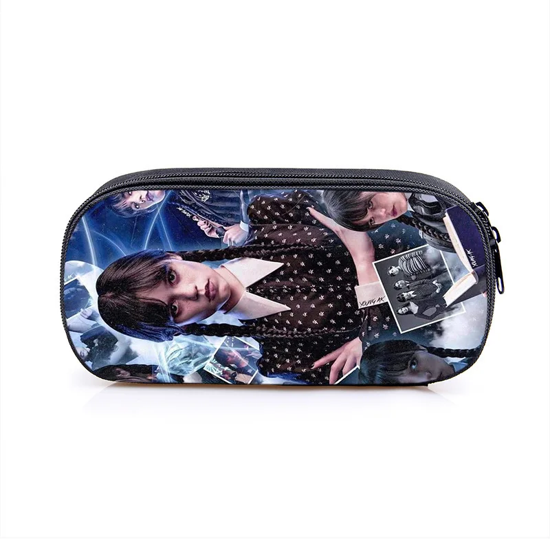 NEW Wednesday Addams Pencil Bag Pencil Case Cosmetic Case Kids Pen Pouch Stationery Box School Supplies Fans Collection Gift
NEW Wednesday Addams Pencil Bag Pencil Case Cosmetic Case Kids Pen Pouch Stationery Box School Supplies Fans Collection Gift