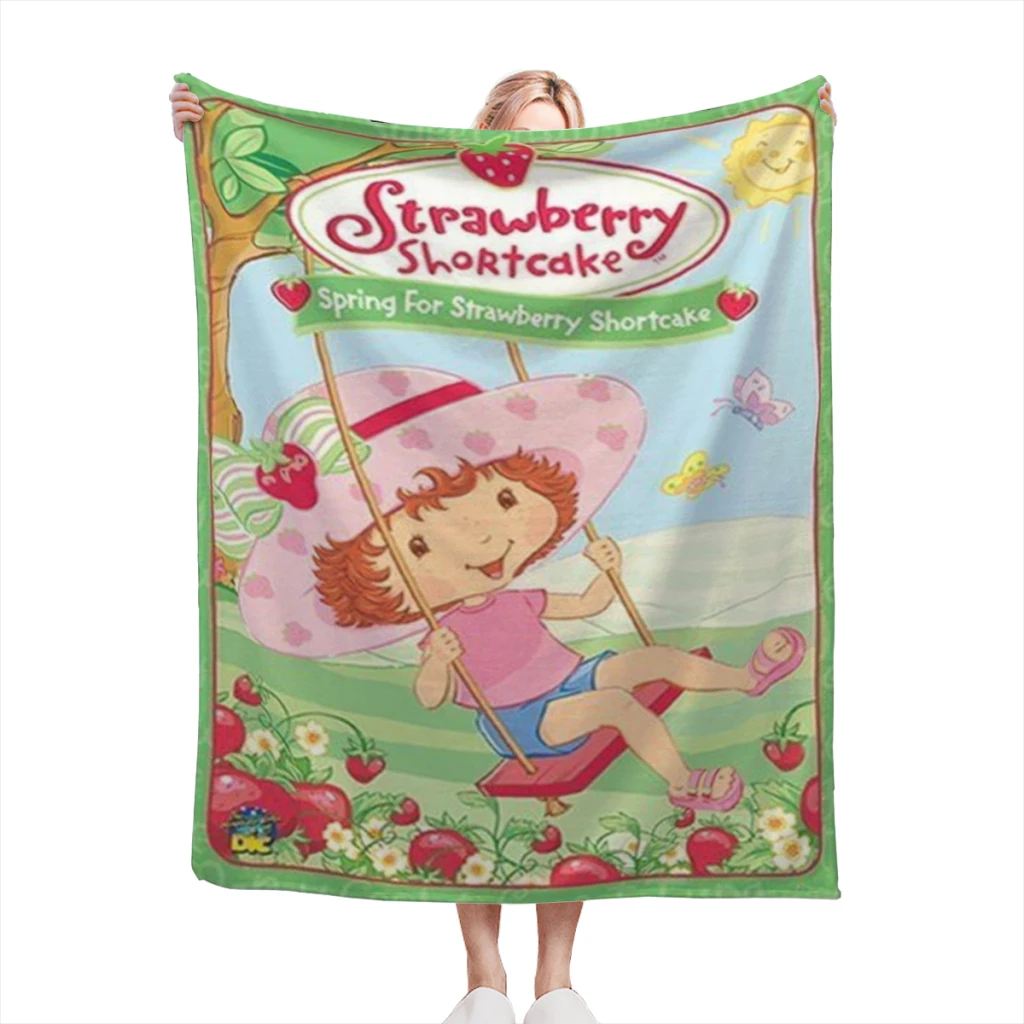 Strawberry Shortcake Thick Blanket Flannel Warm Throw Nap Knee Blankets Warm Winter
Strawberry Shortcake Thick Blanket Flannel Warm Throw Nap Knee Blankets Warm Winter