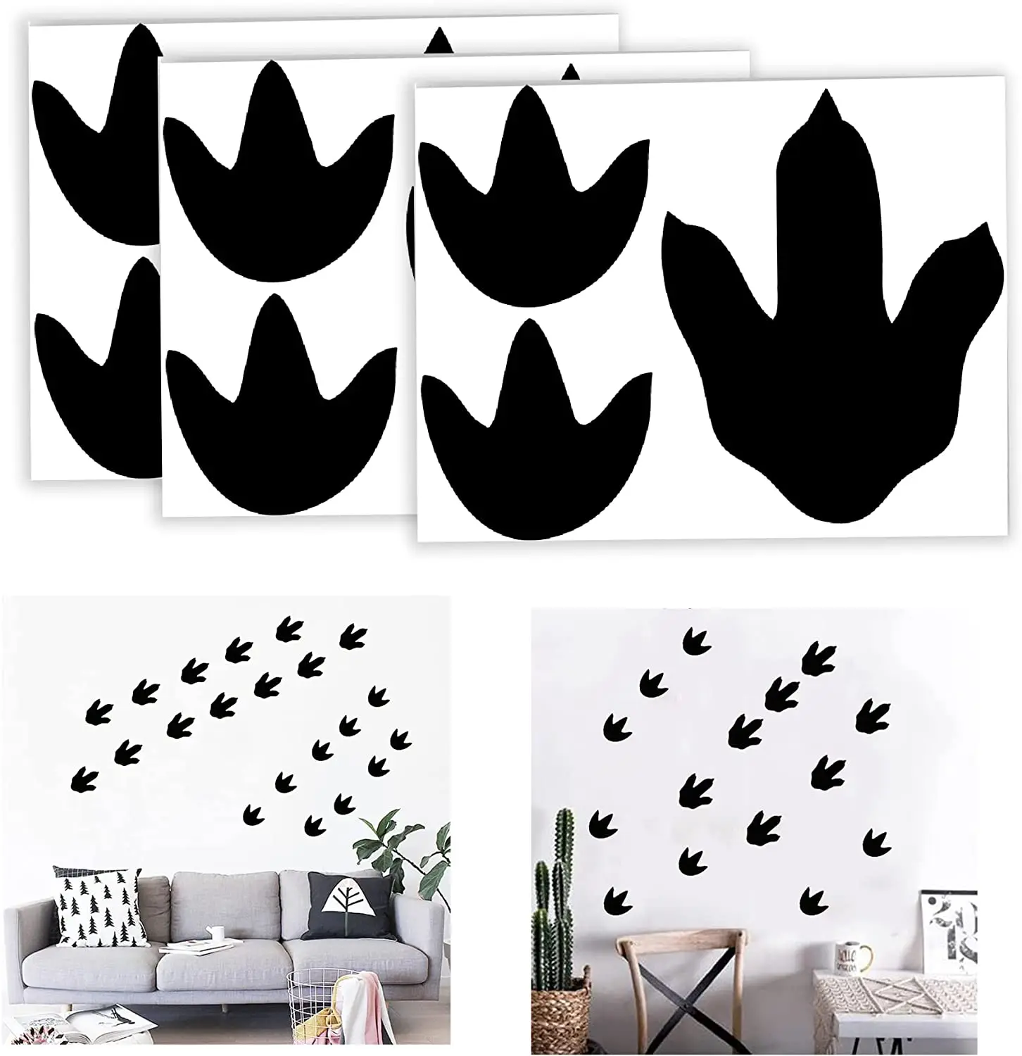 Dinosaur Footprints Stickers 45 pcs Dinosaur Tracks Decals Removable Peel and Stick Wall Stickers Baby Nursery Removable Decor
Dinosaur Footprints Stickers 45 pcs Dinosaur Tracks Decals Removable Peel and Stick Wall Stickers Baby Nursery Removable Decor