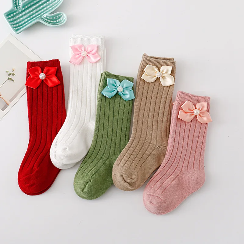 New Baby Girls Princess Socks Elastic Pearls Bow Walking Socks Breathable Tube Socks for Toddler Infant Stockings Accessories
New Baby Girls Princess Socks Elastic Pearls Bow Walking Socks Breathable Tube Socks for Toddler Infant Stockings Accessories