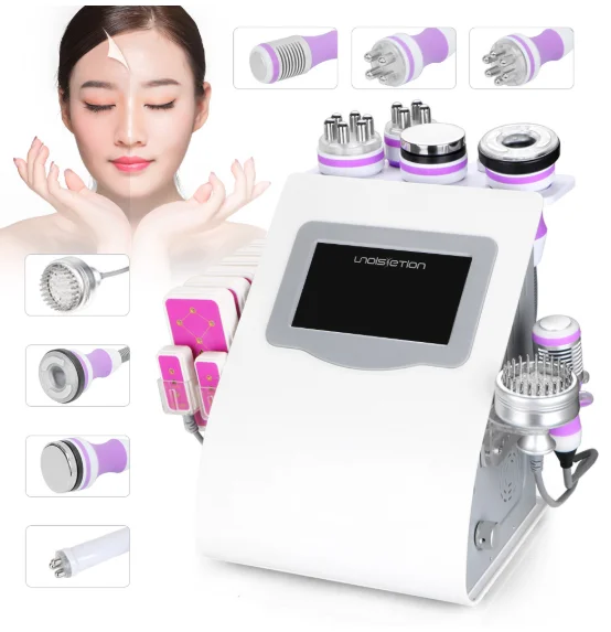 5/6/8 In 1 Ultrasonic Cavitation Machine 40K Vacuum RF Radio Frequency Slimming Machine Fat Burning Anti Wrinkle Facial Massager 
5/6/8 In 1 Ultrasonic Cavitation Machine 40K Vacuum RF Radio Frequency Slimming Machine Fat Burning Anti Wrinkle Facial Massager