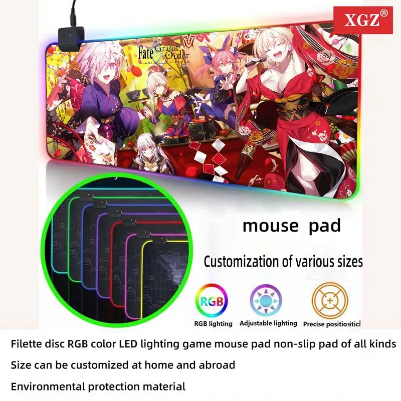 XGZ Led Light Gaming Mouse Pad RGB Large Keyboard Rubber Sleeve Non-slip Base Computer Desk Mat Xxl
XGZ Led Light Gaming Mouse Pad RGB Large Keyboard Rubber Sleeve Non-slip Base Computer Desk Mat Xxl