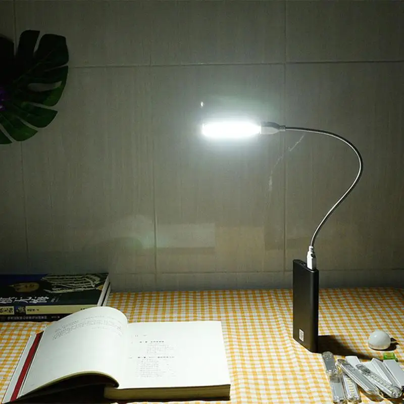 

Mini Portable USB LED Book Light DC5V Ultra Bright Reading Book Lamp 3leds 8leds Lights For Power Bank PC Laptop Notebook