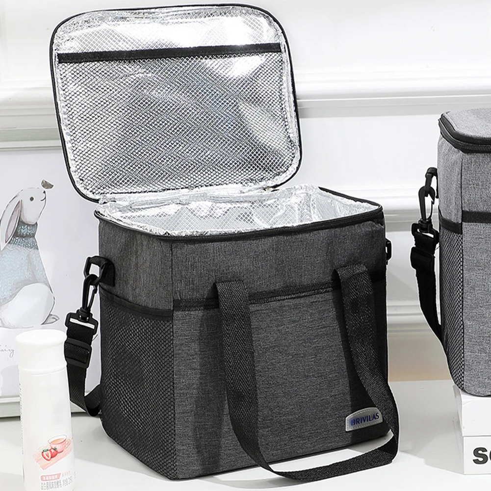 Waterproof Insulated Thermal Cooler Bag Lunch Foods Drink Boxes Drink Storage Big Square Chilled Bag Zip Picnic Tin Foil FoodBag
Waterproof Insulated Thermal Cooler Bag Lunch Foods Drink Boxes Drink Storage Big Square Chilled Bag Zip Picnic Tin Foil FoodBag