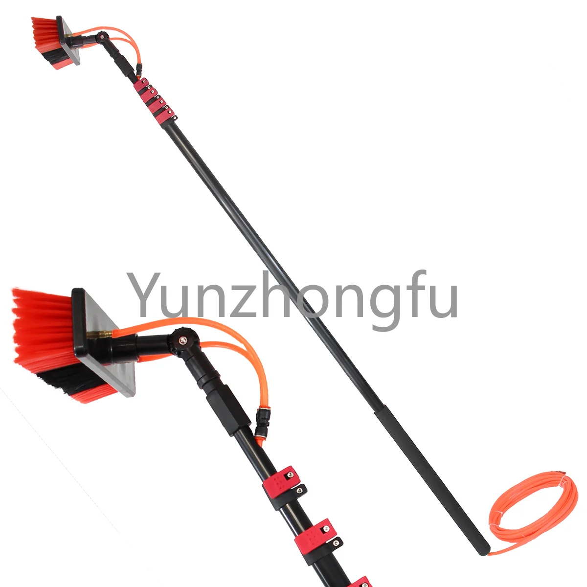 Products Supply 3K 100% Carbon Fibre Water Fed Pole Brush for Window Cleaning with 20~60ft Telescopic Extender Pole
Products Supply 3K 100% Carbon Fibre Water Fed Pole Brush for Window Cleaning with 20~60ft Telescopic Extender Pole