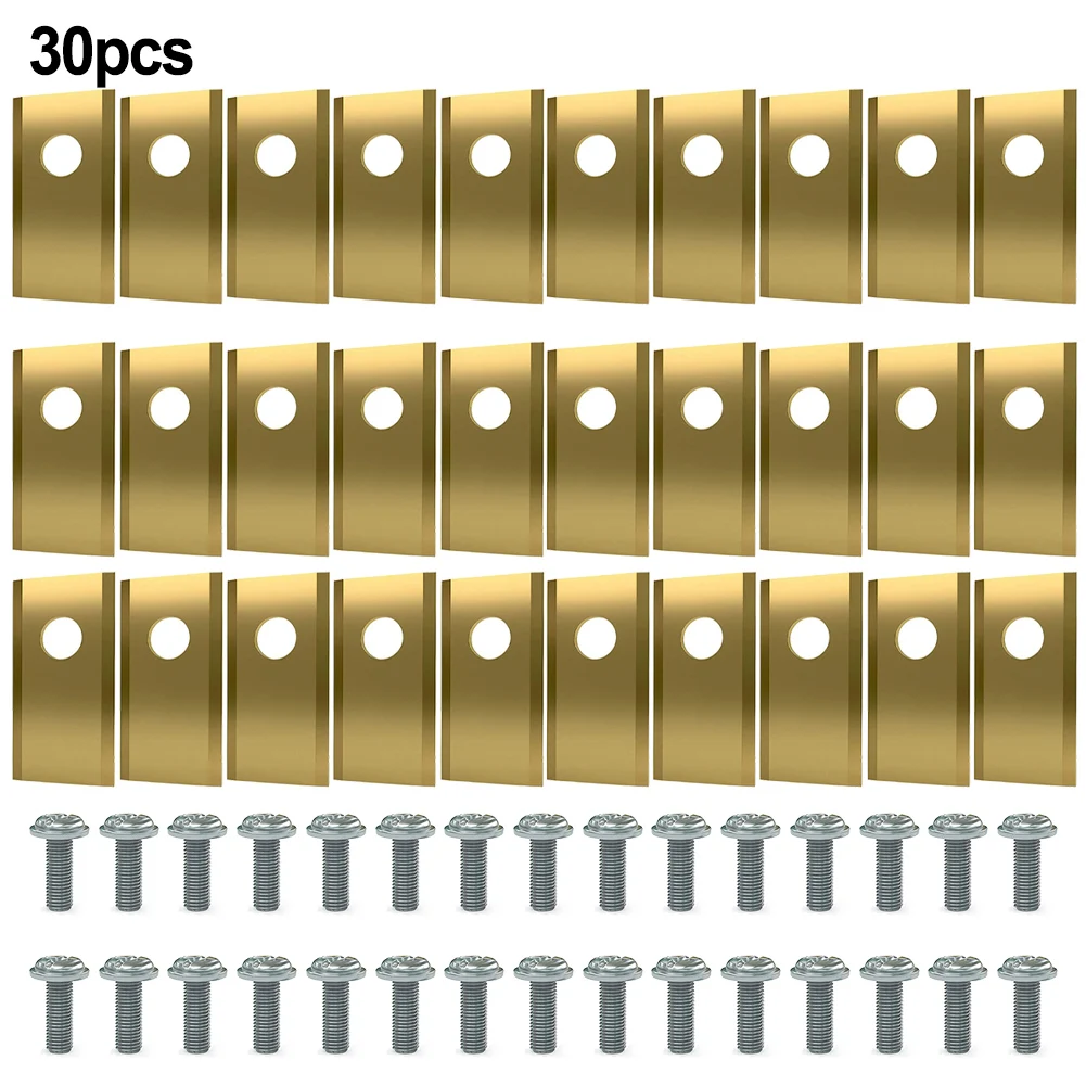 18 / 30pcs Lawn Robot Blade Plating Lawn Mover Replacement Blade For Worx Landroid Robot Mower Replacement Blade With Screws
18 / 30pcs Lawn Robot Blade Plating Lawn Mover Replacement Blade For Worx Landroid Robot Mower Replacement Blade With Screws