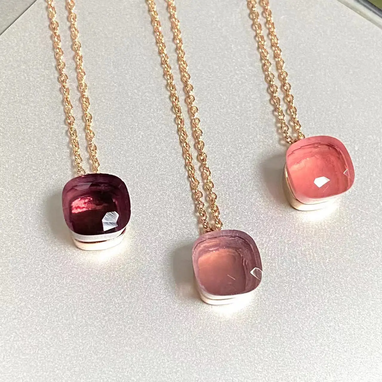 KAISQJEW 10.6mm Classic Necklace For Women Candy Crystal Pendant Blue Topaz Turquoise Rose Gold Plated Jewelry Gift
KAISQJEW 10.6mm Classic Necklace For Women Candy Crystal Pendant Blue Topaz Turquoise Rose Gold Plated Jewelry Gift