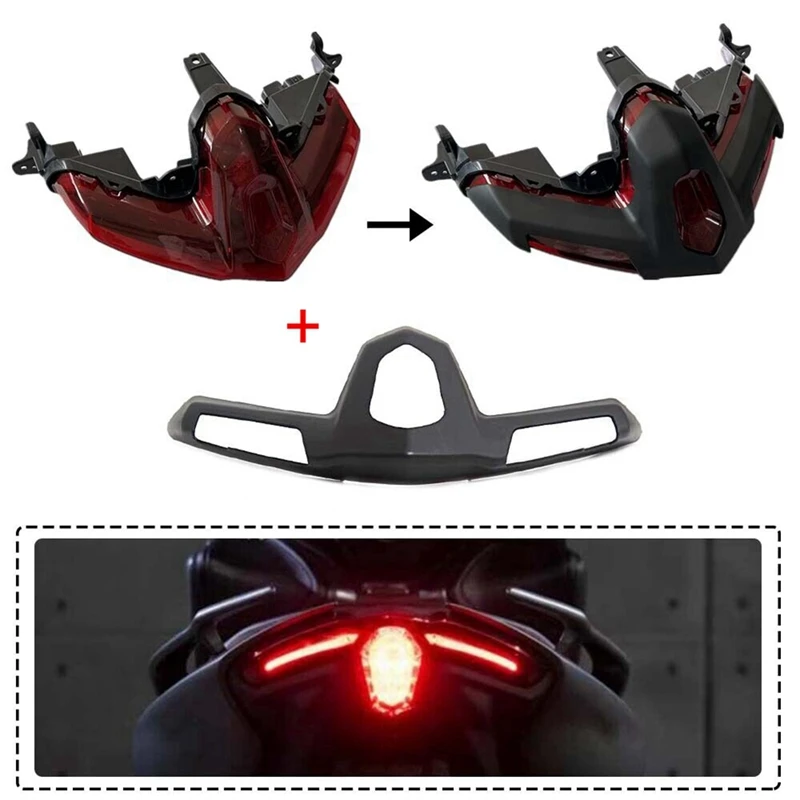 Motorcycle Rear Tail Brake Lamp Rear Tailight Shell Protector Cover For Yamaha TMAX560 2020 2021 
Motorcycle Rear Tail Brake Lamp Rear Tailight Shell Protector Cover For Yamaha TMAX560 2020 2021
