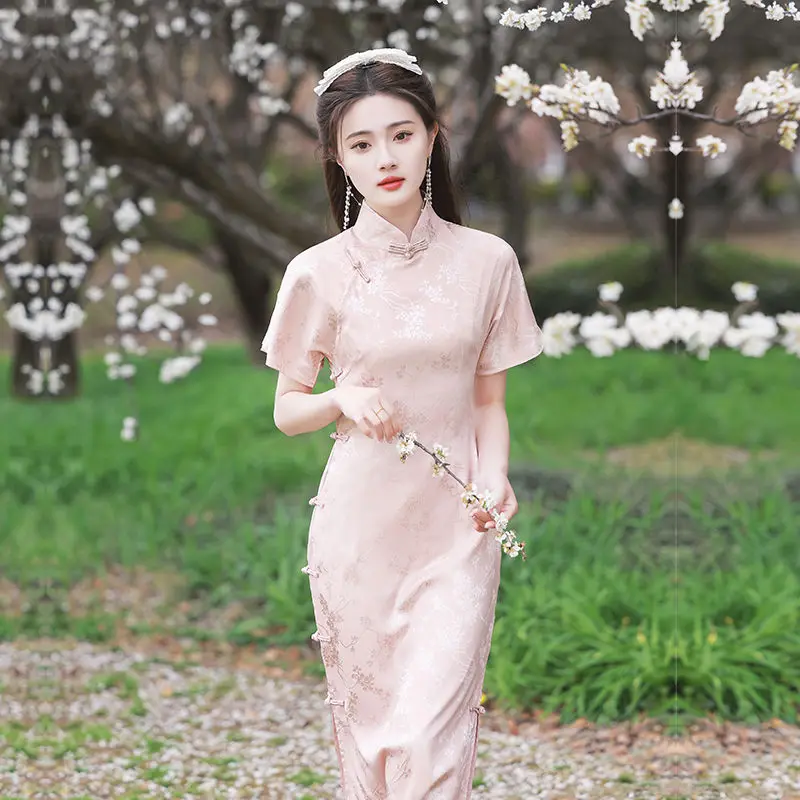 Improved Qipao 2024 New Cheongsams Women's Summer Girl Daily Dress Youth High End Elegance Miss Ancient Dress
Improved Qipao 2024 New Cheongsams Women's Summer Girl Daily Dress Youth High End Elegance Miss Ancient Dress