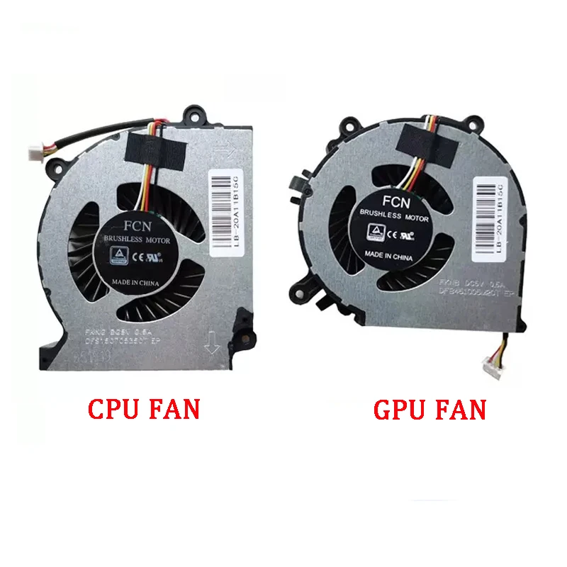 New Laptop Cooler CPU GPU Cooling Fan For Hasee TX6-CU5DA/CT5DT/CT5DA/CT5A1/ CT3A1
New Laptop Cooler CPU GPU Cooling Fan For Hasee TX6-CU5DA/CT5DT/CT5DA/CT5A1/ CT3A1