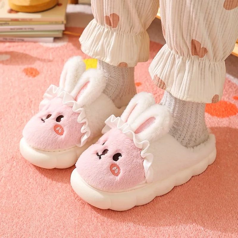 

Autumn and Winter Cotton Slippers for Girls Indoor Anti-skid Soft Soles Children Fashion Cute Parent-child Slippers 2023 Boys