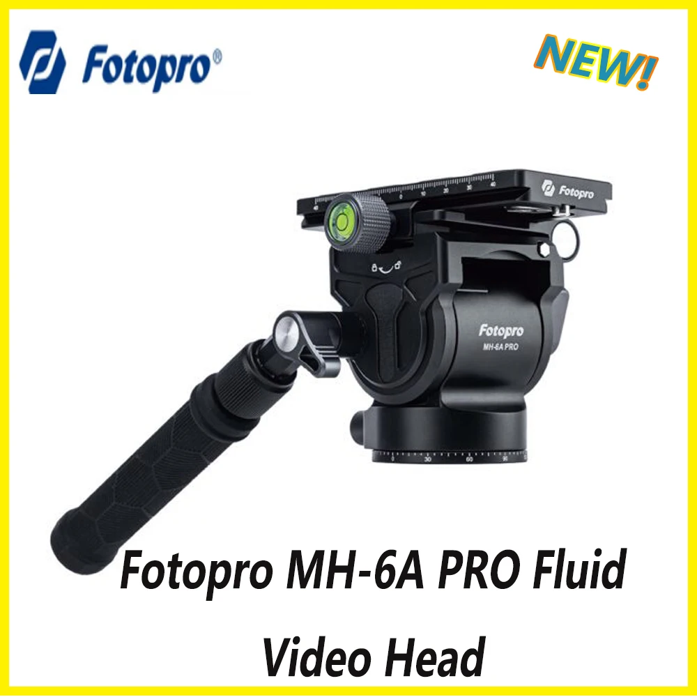 

Fotopro MH-6A PRO Fluid Video Head Vertical Shot 360 Degree Panorama Head for Various Tripods and Monopodsfor SLR Cameras