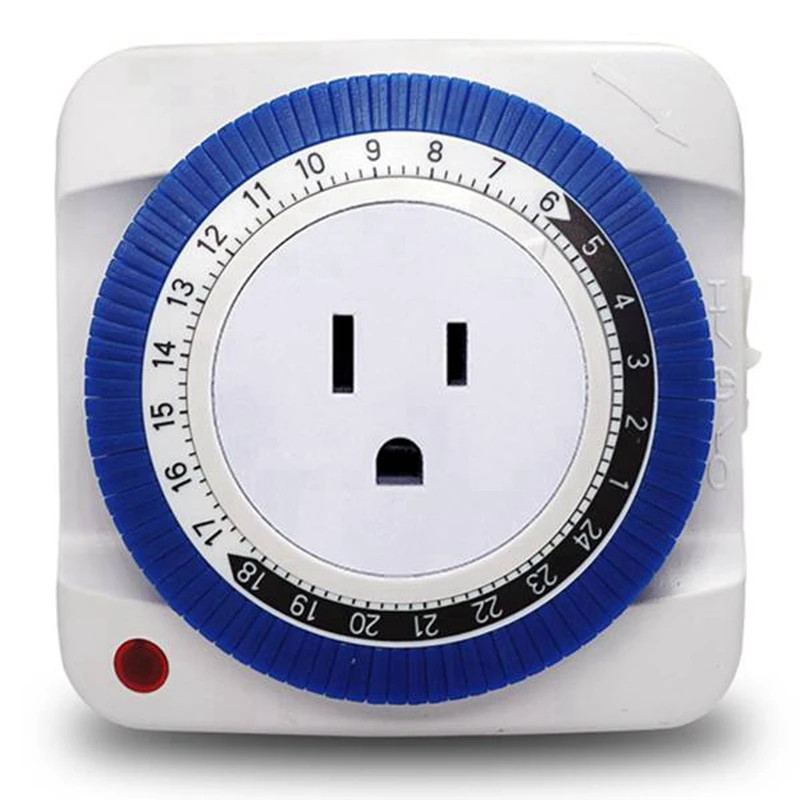 2X 24 Hour Timer Socket Mechanical Program Timer Switch Socket 230V Wall Outlet Protector Energy Saveing(US Plug)
2X 24 Hour Timer Socket Mechanical Program Timer Switch Socket 230V Wall Outlet Protector Energy Saveing(US Plug)