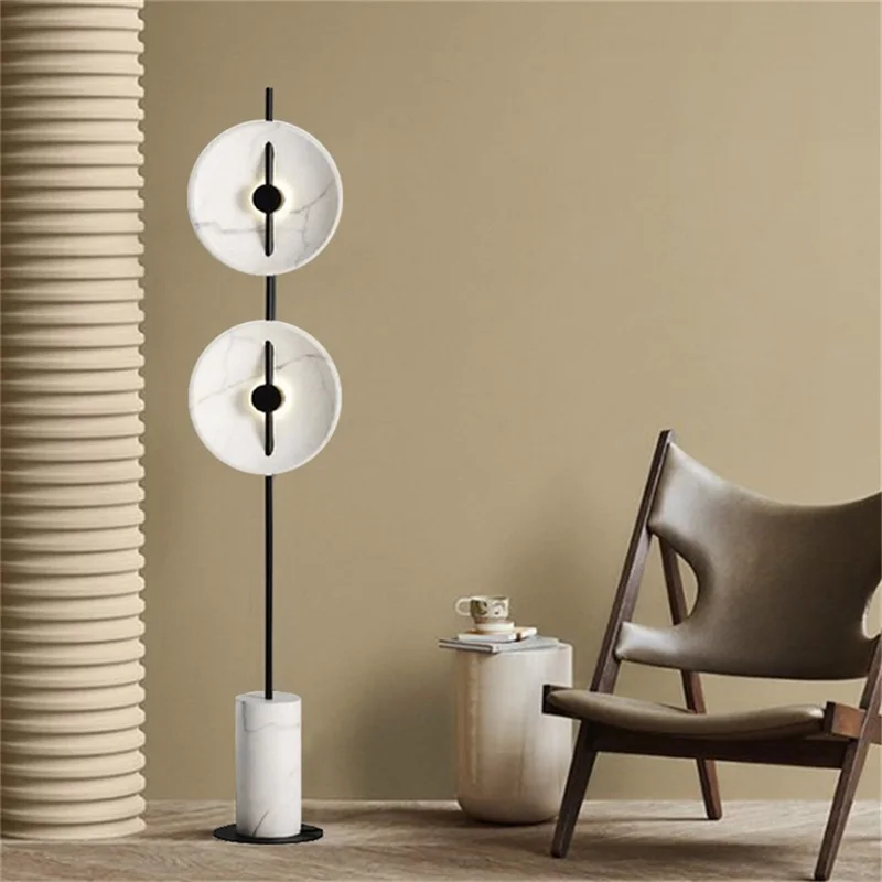 OUFULA Modern Creative Floor Lamp LED White Marble Indoor Living Bedroom Room Decorative Standing Light
OUFULA Modern Creative Floor Lamp LED White Marble Indoor Living Bedroom Room Decorative Standing Light