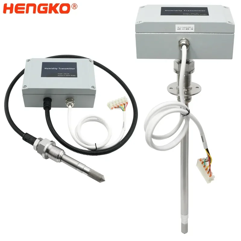 

HENGKO 0~200 Degrees Temp Humidity Monitor Sensor Transmitter Anti-Condensation High Temperature Measurement Instruments