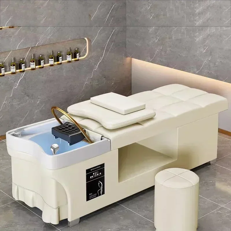 Water Circulation Shampo Chair Therapy Comfort Shower Head Massage Hair Wash Bed Lounge Silla Peluqueria Salon Furniture MQ50SC
Water Circulation Shampo Chair Therapy Comfort Shower Head Massage Hair Wash Bed Lounge Silla Peluqueria Salon Furniture MQ50SC
