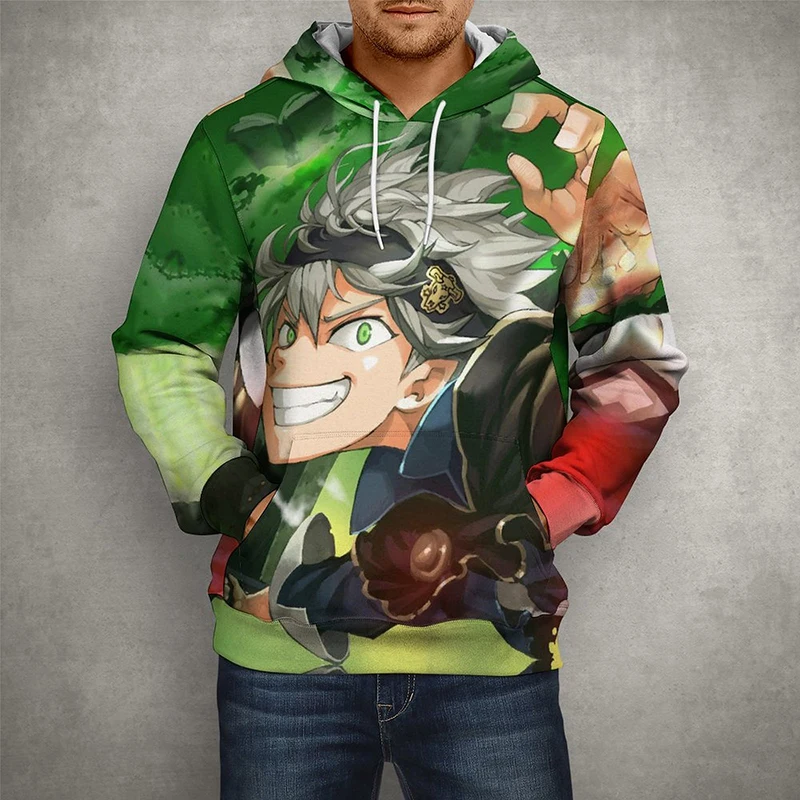 Black Clover Hoodies Men Women Fashion 3D Print Hooded Sweatshirts Cool Anime Pullover Casual Long Sleeve Unisex Coat Tops
Black Clover Hoodies Men Women Fashion 3D Print Hooded Sweatshirts Cool Anime Pullover Casual Long Sleeve Unisex Coat Tops