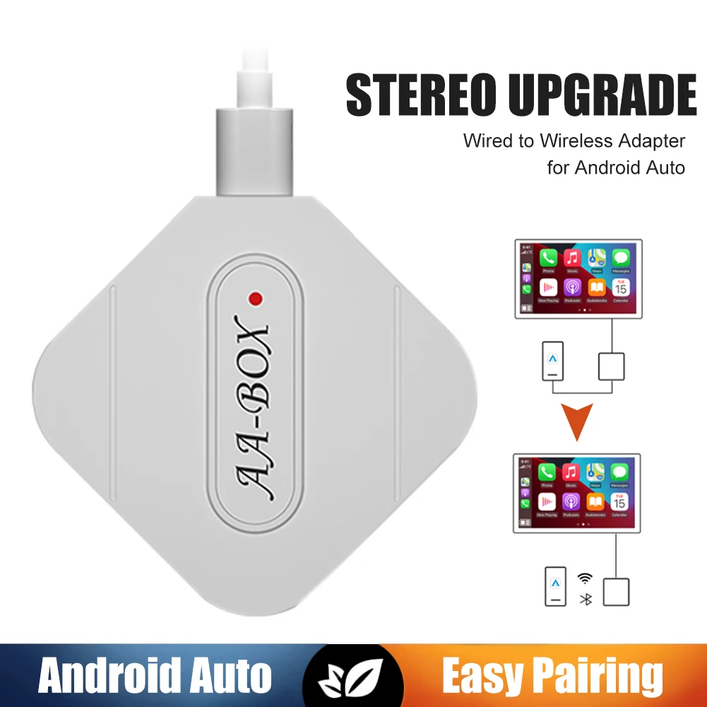 Wireless Android Adapter Car Dongle For Android Auto AI Box Car Multimedia Player Mirrorlink Bluetooth Auto Connect Plug*Play
Wireless Android Adapter Car Dongle For Android Auto AI Box Car Multimedia Player Mirrorlink Bluetooth Auto Connect Plug*Play
