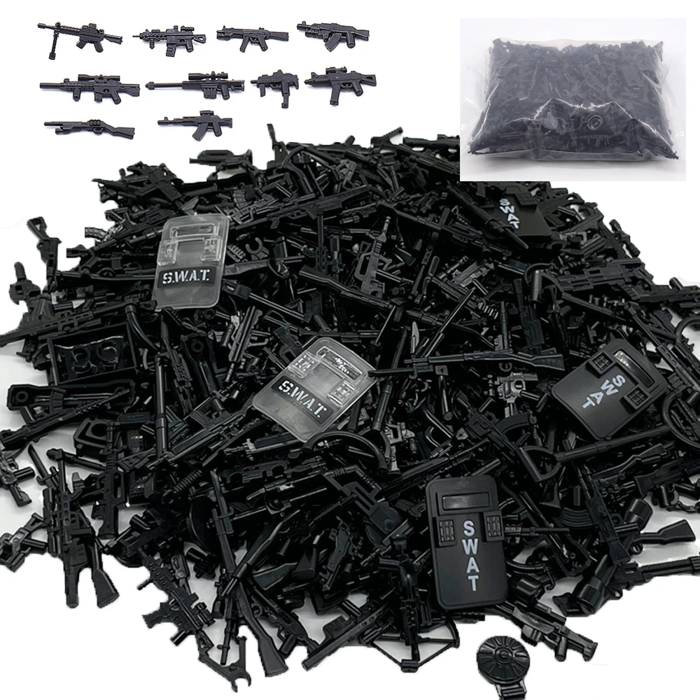 140pcs Army Guns Military Weapon Pack Pieces Assembly Blocks Soldier Figure Accessories DIY MOC Bricks Accessories WW2 Toys Gift
140pcs Army Guns Military Weapon Pack Pieces Assembly Blocks Soldier Figure Accessories DIY MOC Bricks Accessories WW2 Toys Gift