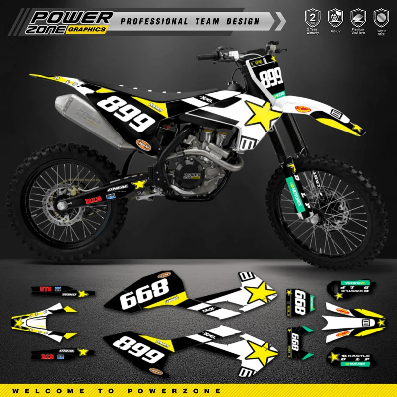 Персонализированные графические наклейки PowerZone Team для набора наклеек 3M для Husqvarna Sticker 2016-18 TC FC TX FX FS 2017-19 TE FE 125-450cc 03
Персонализированные графические наклейки PowerZone Team для набора наклеек 3M для Husqvarna Sticker 2016-18 TC FC TX FX FS 2017-19 TE FE 125-450cc 03