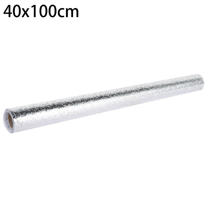 40cm*100cm Waterproof Oil-Proof Aluminum Foil Kitchen Wall Sticker High Temp Resistant For Kitchen Home Renovation
40cm*100cm Waterproof Oil-Proof Aluminum Foil Kitchen Wall Sticker High Temp Resistant For Kitchen Home Renovation