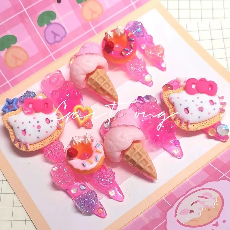 New Diy Sanrioed Hello kitty Kawaii Cartoon Dolls Handmade Three-Dimensional Nail Patch Anime Toy for Girls Gift
New Diy Sanrioed Hello kitty Kawaii Cartoon Dolls Handmade Three-Dimensional Nail Patch Anime Toy for Girls Gift