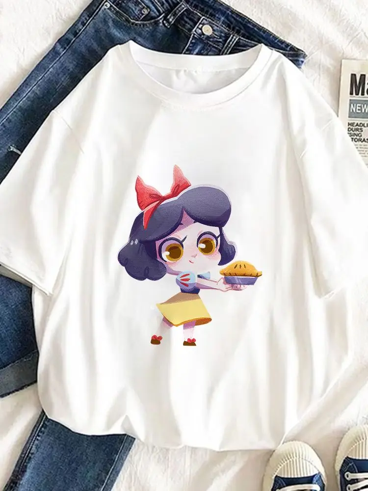 Disney Lovely Princess Women T Shirt Creativity Sweet All-Match Exquisite Trendy Comfortable Tshirt Snow White Modern T-Shirt
Disney Lovely Princess Women T Shirt Creativity Sweet All-Match Exquisite Trendy Comfortable Tshirt Snow White Modern T-Shirt