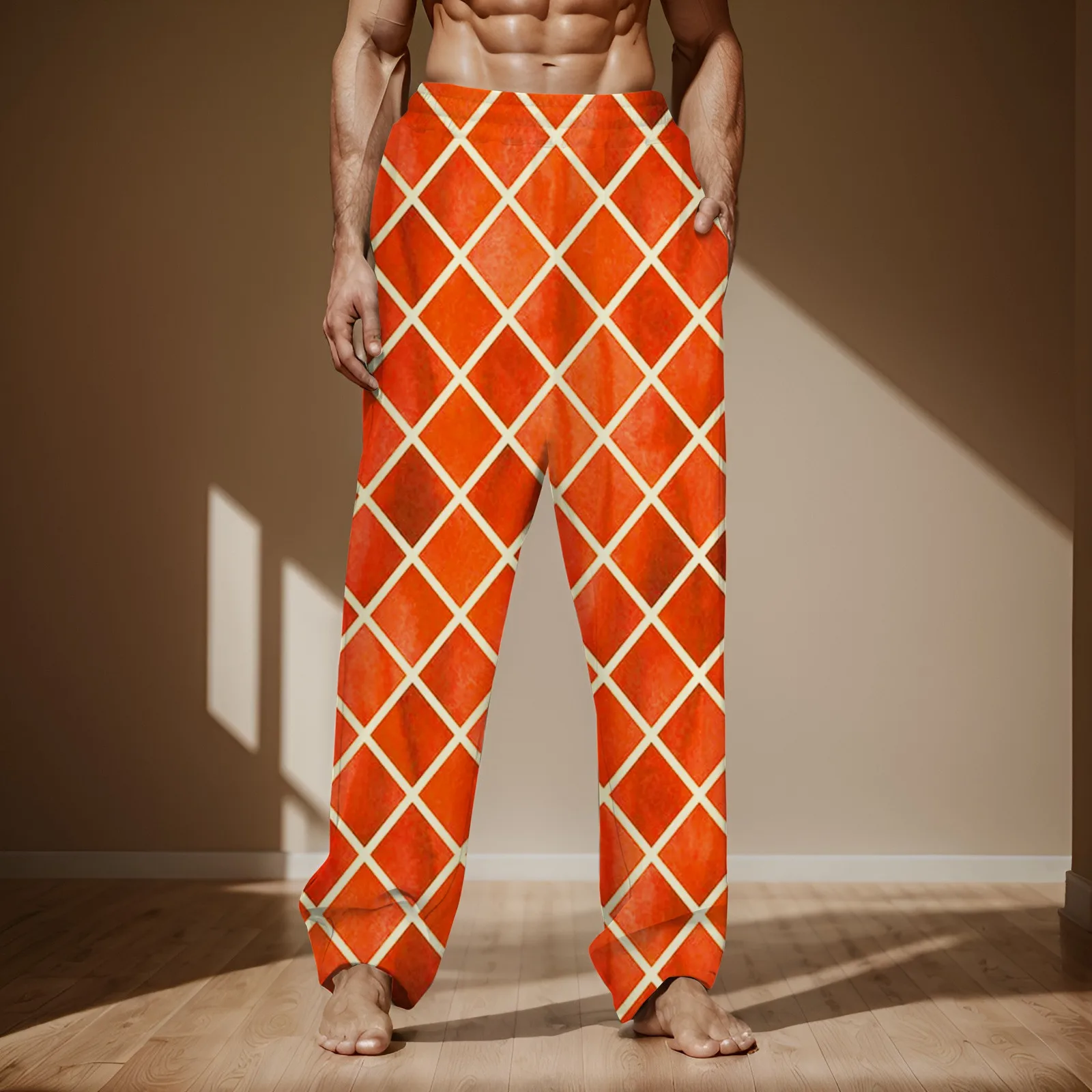 Men's Casual Pants Pajama With Drawstring And Pockets Comfortable High Waist Printed Pattern Style Costume For Men 2024 Spring
Men's Casual Pants Pajama With Drawstring And Pockets Comfortable High Waist Printed Pattern Style Costume For Men 2024 Spring