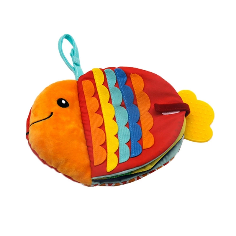 Creative Fish Cloth Book Cartoon Sea Animals Doll Baby Early Education Soothing Toy Washable Enlightenment Cloth Book
Creative Fish Cloth Book Cartoon Sea Animals Doll Baby Early Education Soothing Toy Washable Enlightenment Cloth Book