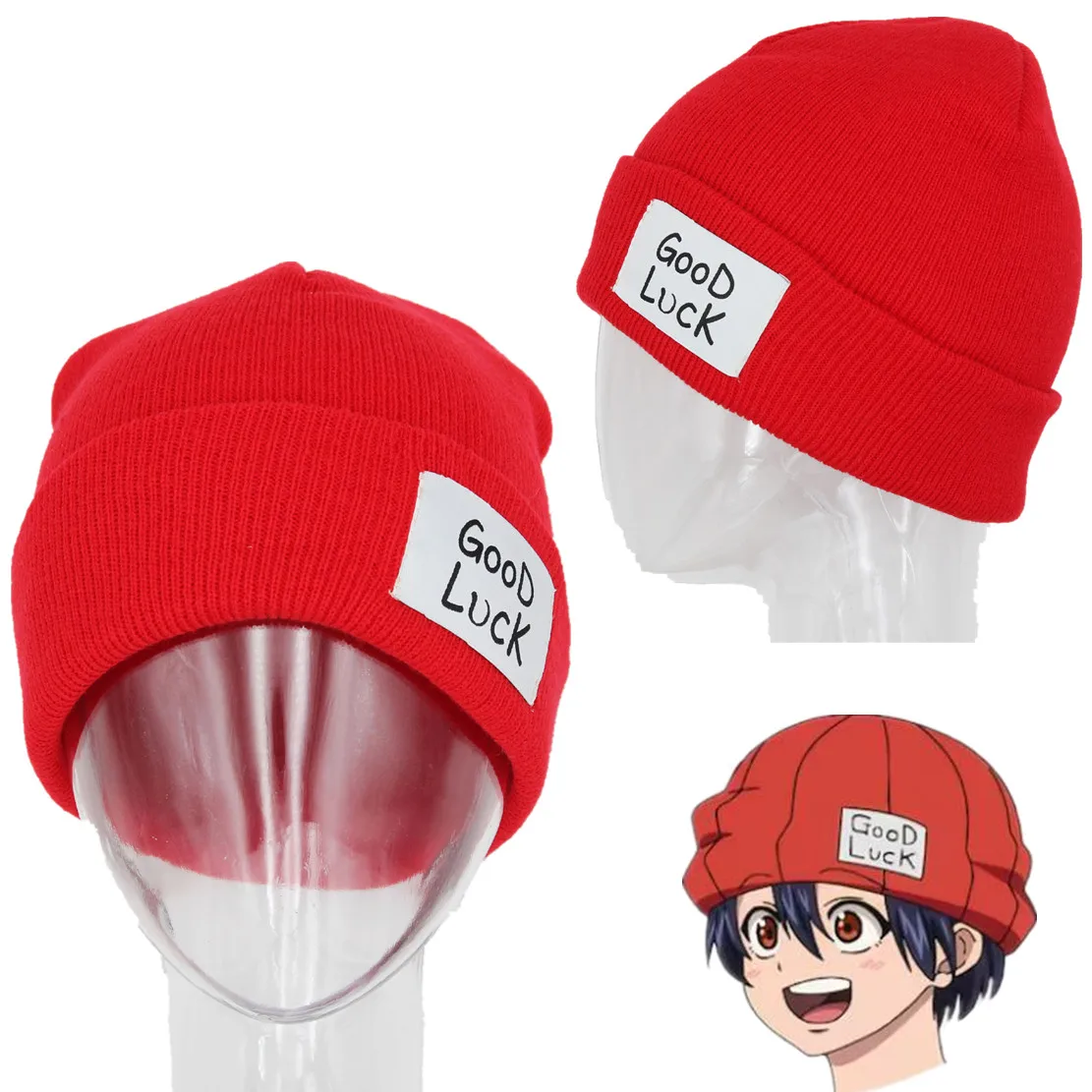Anime Fuuko Izumo Hats Cosplay Red Beanie Hat Warm Knitted Cap Winter Hip Hop Ski Bonnet Caps Accessories
Anime Fuuko Izumo Hats Cosplay Red Beanie Hat Warm Knitted Cap Winter Hip Hop Ski Bonnet Caps Accessories