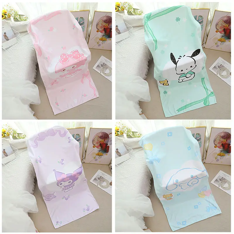 Sanrio Kuromi My Melody Cinnamoroll Cartoon Bath Towel Super Fine Fiber Absorb Water Thicken Quick Dry Anime Figure Houseware
Sanrio Kuromi My Melody Cinnamoroll Cartoon Bath Towel Super Fine Fiber Absorb Water Thicken Quick Dry Anime Figure Houseware