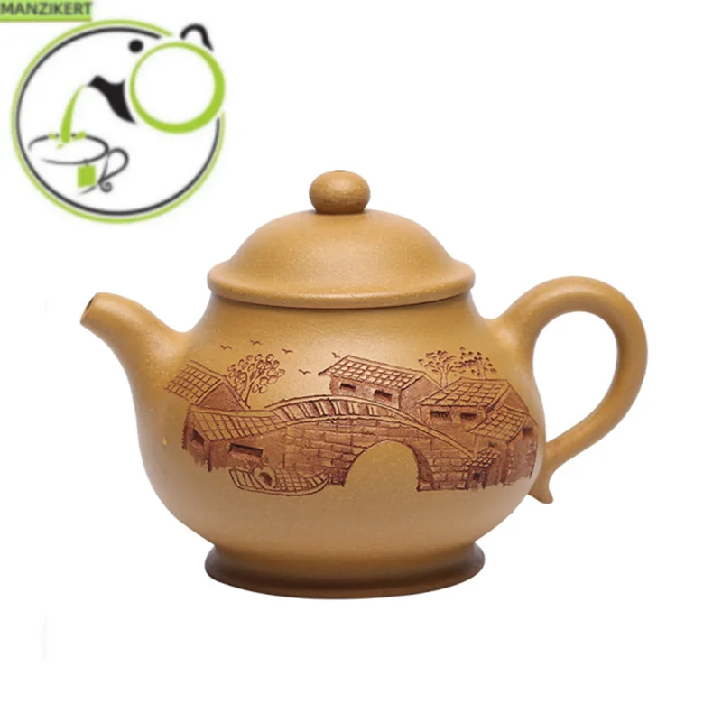 

190ml Chinese Yixing Purple Clay Teapots Raw Ore Section Mud Handmade Tea Pot Zisha Filter Beauty Kettle Tea Set Accessories