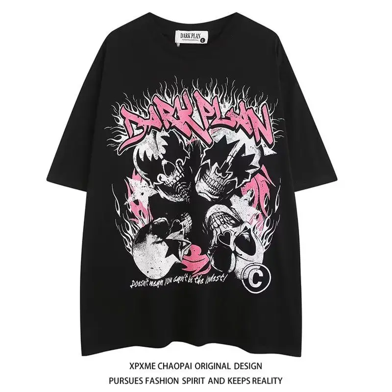 American gothic retro graphic T shirt Summer fashion Y2K Men and Women Street Hip Hop Personality Harajuku Oversized T shirt
American gothic retro graphic T shirt Summer fashion Y2K Men and Women Street Hip Hop Personality Harajuku Oversized T shirt
