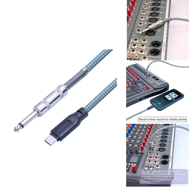Аудиокабель 6,35 мм папа-USB Type-C папа для гитары 1/4 дюйма в USB-C, записывающий шнур для гитары в USB C кабель для записи
Аудиокабель 6,35 мм папа-USB Type-C папа для гитары 1/4 дюйма в USB-C, записывающий шнур для гитары в USB C кабель для записи