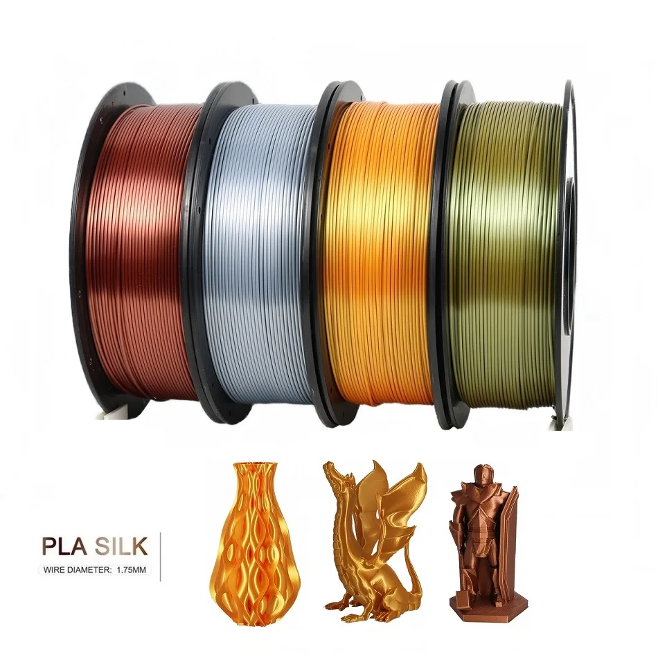 250G SILK PLA Filament 3D Printing 3D Filament PLA 1.75mm For 3D Printer And 3D Pen Shiny Silky Filament Multipack
250G SILK PLA Filament 3D Printing 3D Filament PLA 1.75mm For 3D Printer And 3D Pen Shiny Silky Filament Multipack