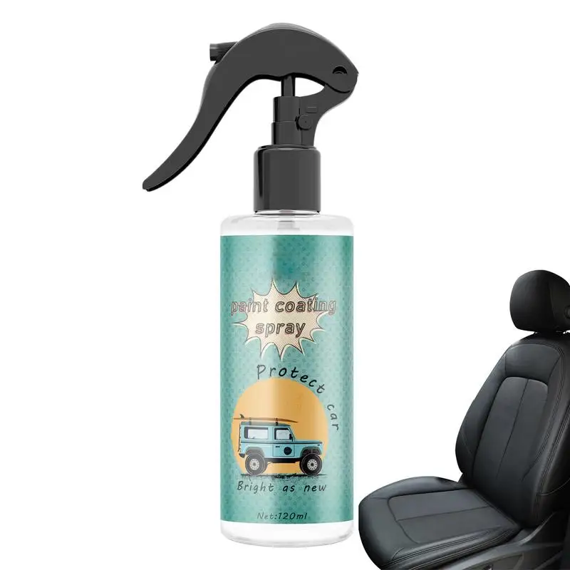

Car Trim Restorer Spray 120ml Trim Shine Protectant Car Interior Restorer User Friendly Coating Solution Long Lasting Auto