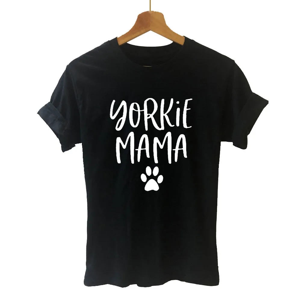 New Yorkshire Terrier Yorkie Dog Mom Graphic Logo T Shirt Short Sleeve O-Neck Cotton T-shirt Girls Tee Tops Woman Clothing
New Yorkshire Terrier Yorkie Dog Mom Graphic Logo T Shirt Short Sleeve O-Neck Cotton T-shirt Girls Tee Tops Woman Clothing