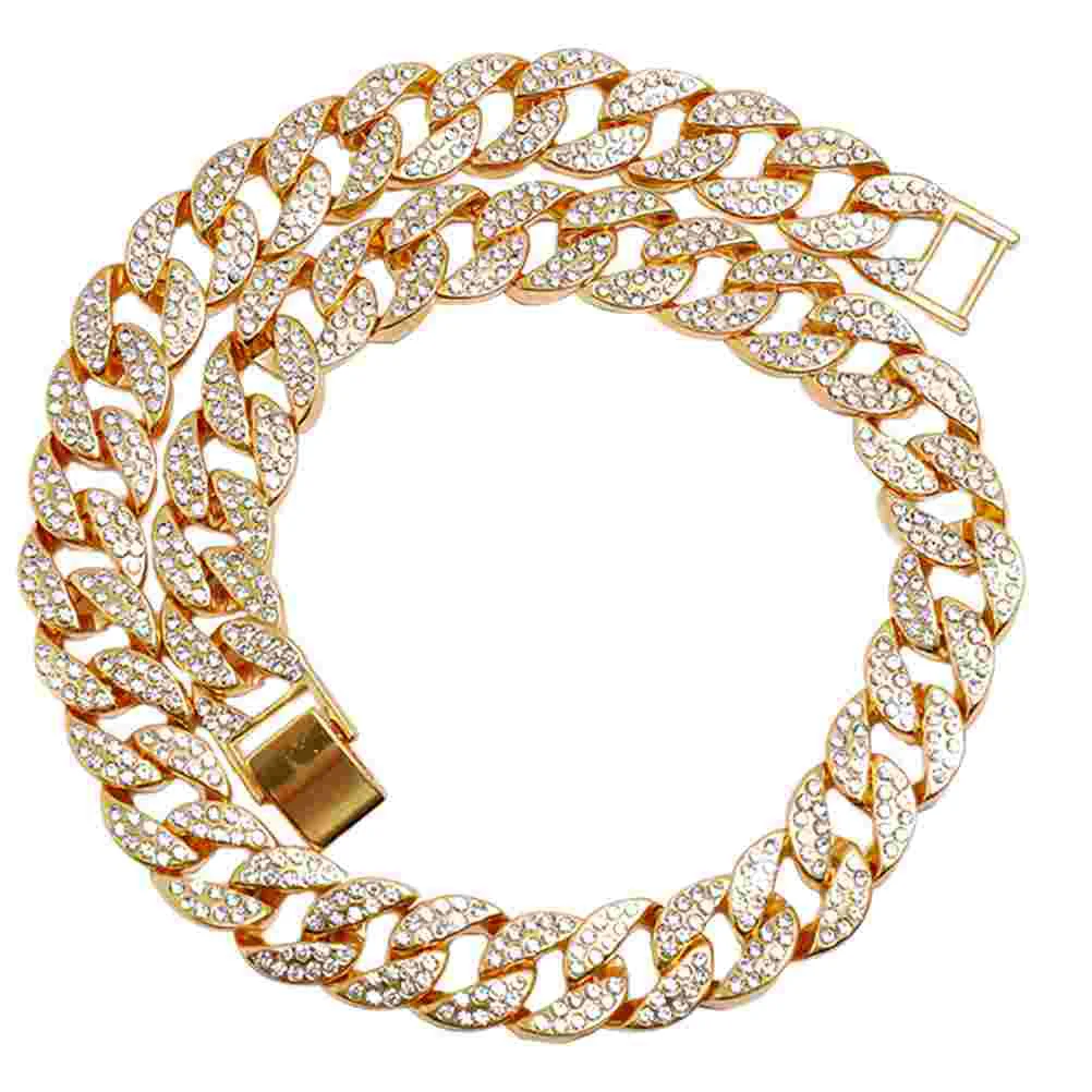 Cuban Link Chain Hip Hop Rhinestone Necklace Bracelet Cable Chain Necklace Bling Italian Necklace Chain for Men
Cuban Link Chain Hip Hop Rhinestone Necklace Bracelet Cable Chain Necklace Bling Italian Necklace Chain for Men