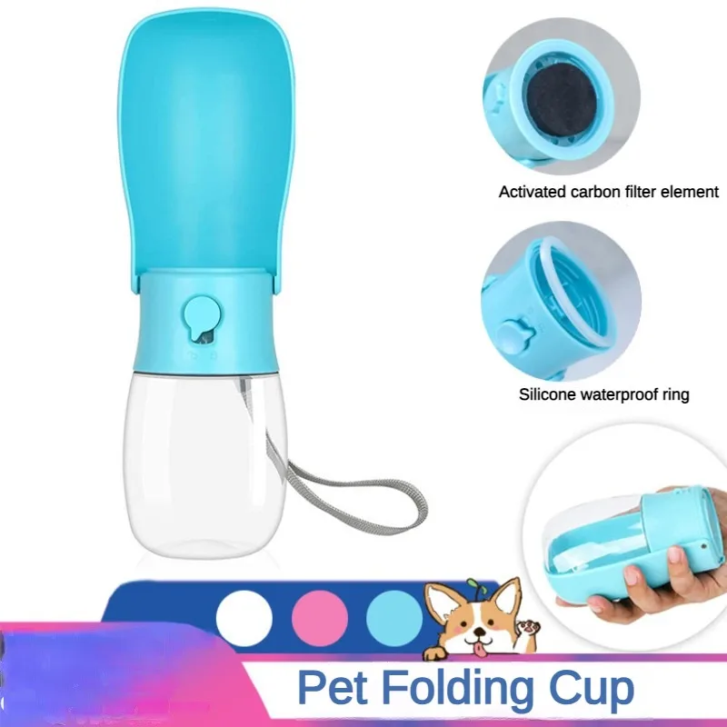 

Portable Pet Folding Water Cup for Cats and Dogs, Ideal Outdoor Water Bottle for On-the-Go Hydration