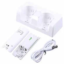 2-in-1 Charging Station for Wii U Wi Remote Controller, Charger with 2 Rechargeable Battery Packs
2-in-1 Charging Station for Wii U Wi Remote Controller, Charger with 2 Rechargeable Battery Packs