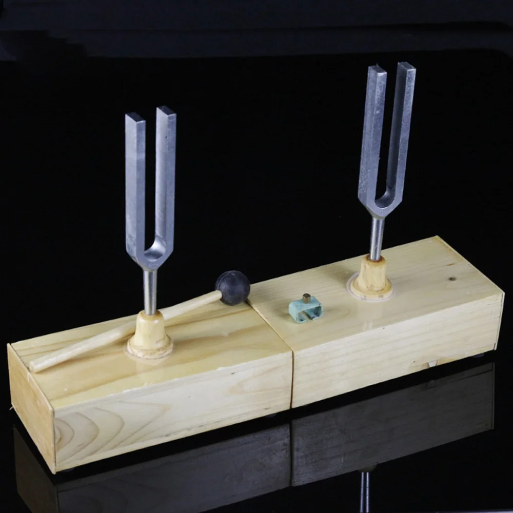 440HZ Resonance Tuning Fork Wooden Speaker Steel Fork Teaching Fork Physical Acoustics Laboratory Instrument Resonance
440HZ Resonance Tuning Fork Wooden Speaker Steel Fork Teaching Fork Physical Acoustics Laboratory Instrument Resonance